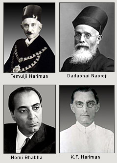 Some of the eminent Parsis from the Indian political scenario