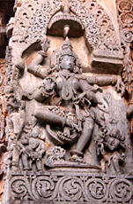 Hoysaleswara Temple Dancing sculpture