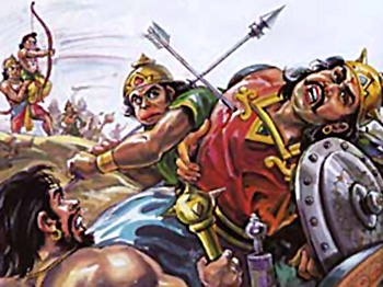 Defeat of Indrajit, Yuddha Kanda, Ramayana