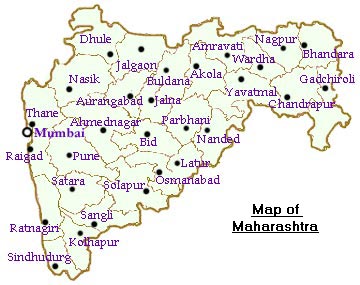 Map of Maharashtra 