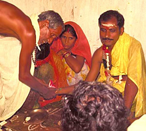 Wedding ceremony of Maithili Brahmin couple - Religion and Society of the Maithil community