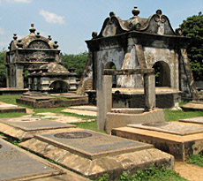 Old Dutch Cemetary - Most of the gravestones were intricately carved 