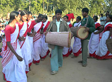 Dance of Santhal Tribe