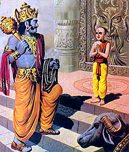 Katha Upanishad - Conversation between Yama who is the teacher and Nachiketa who is his disciple
